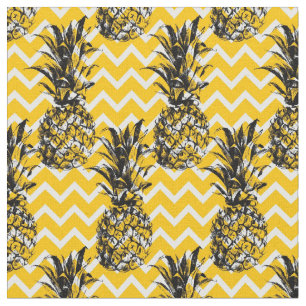Ananas-Zickzacke Stoff