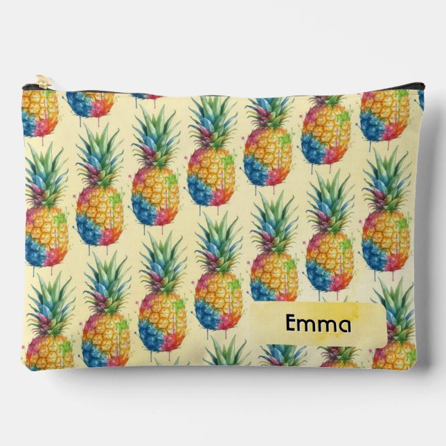 Ananas Zubehörtasche (Vorderseite)