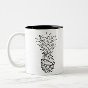 Ananas Zweifarbige Tasse