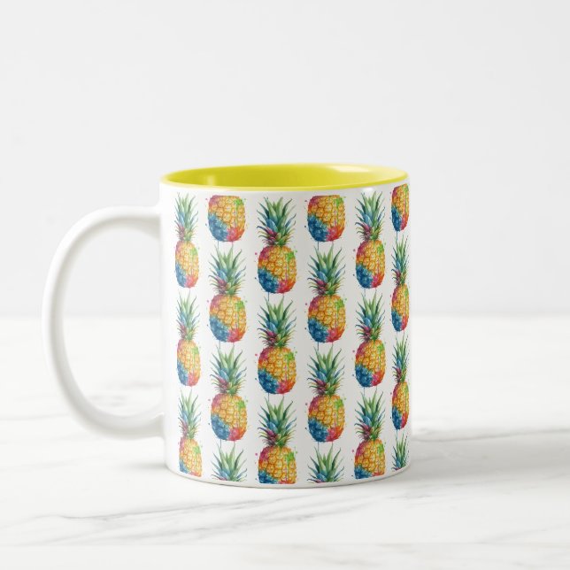 Ananas Zweifarbige Tasse (Links)