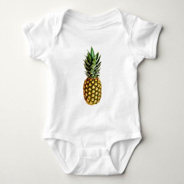Ananasdruck-Babykleidung Baby Strampler (Vorderseite)