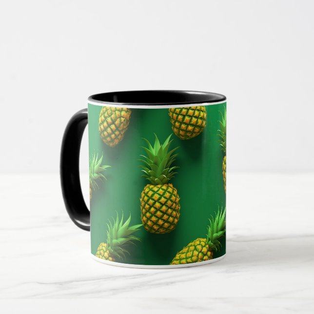 Ananasfrucht Tasse (Vorderseite Links)