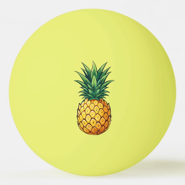 Ananasfrucht Tischtennisball (Vorderseite)