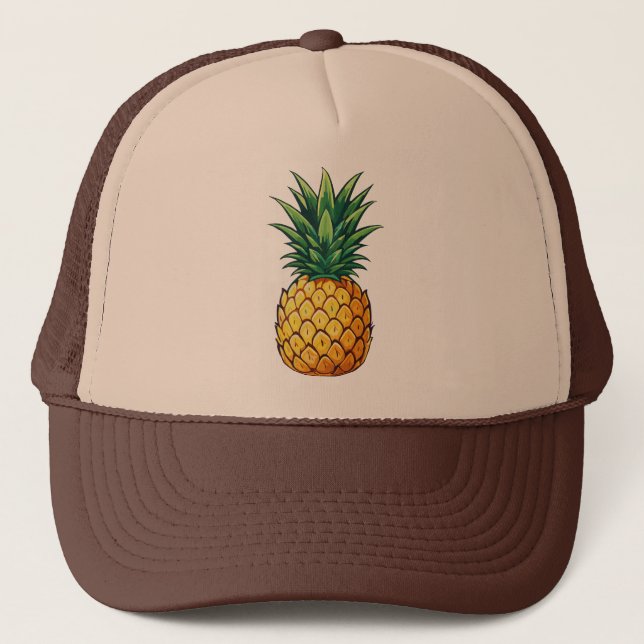 Ananasfrucht Truckerkappe (Vorderseite)