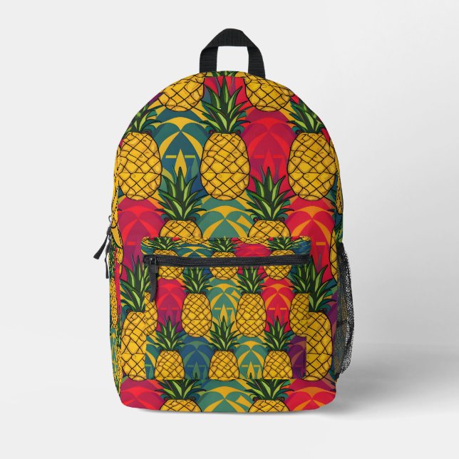 Ananasmuster  bedruckter rucksack (Vorderseite)