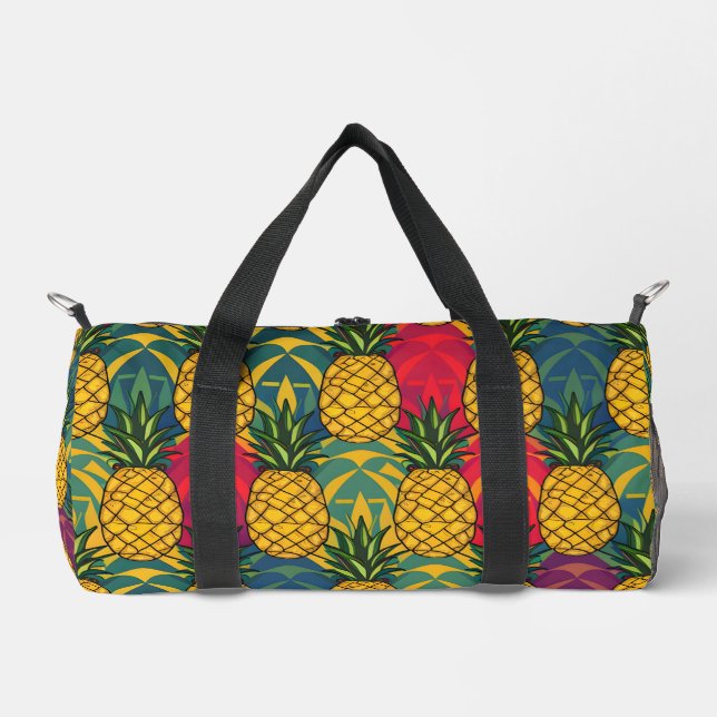 Ananasmuster  duffle bag (Vorderseite)