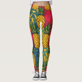 Ananasmuster leggings
