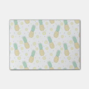 Ananasmuster Post-it Klebezettel