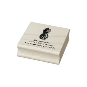 Ananassprint Briefmarke für benutzerdefinierte Kau Gummistempel