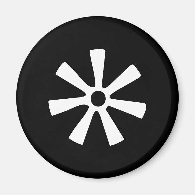 ANANSE NTONTAN | Symbol der Weisheit, Kreativität Magnet (Vorne)