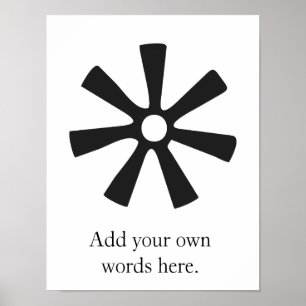 ANANSE NTONTAN   Symbol der Weisheit, Kreativität Poster