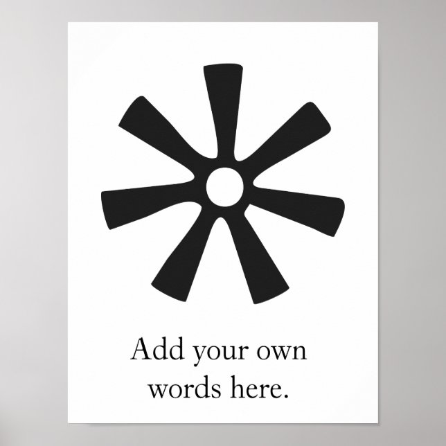 ANANSE NTONTAN | Symbol der Weisheit, Kreativität Poster (Vorne)