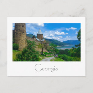 Ananuri Burg Georgien Aragvi Kaukasus Berge Postkarte