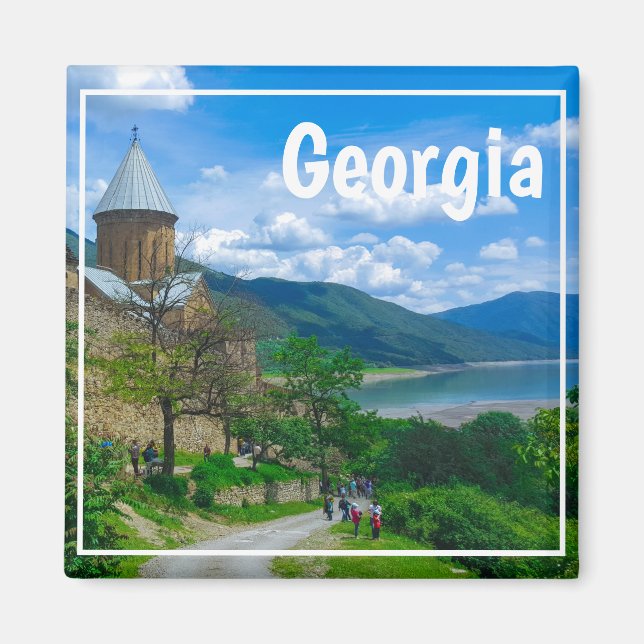 Ananuri Castle Georgia Magnet (Vorne)