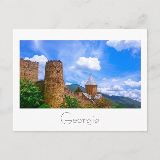 Ananuri Castle Georgia Postkarte (Vorderseite)