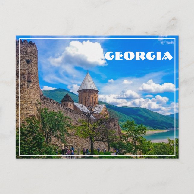 Ananuri Castle Georgia Postkarte (Vorderseite)