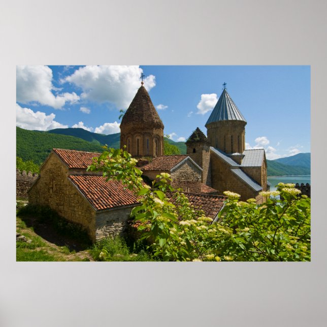 Ananuri-Festung Landschaft Poster (Vorne)