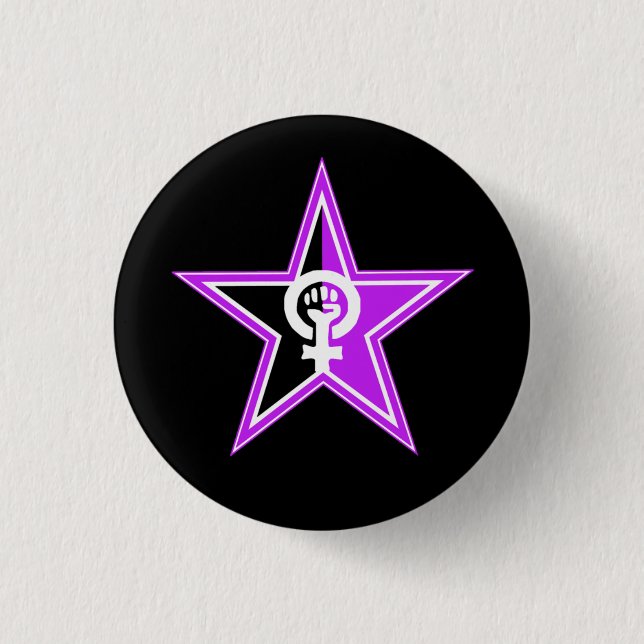 Anarcha-feministischer revolutionärer Knopf Button (Vorderseite)