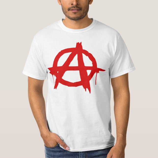 ANARCHIE, ANARCHISMUS, Anti-globalisierung T-Shirt (Vorderseite)