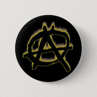 Anarchie (brennender) Knopf Button