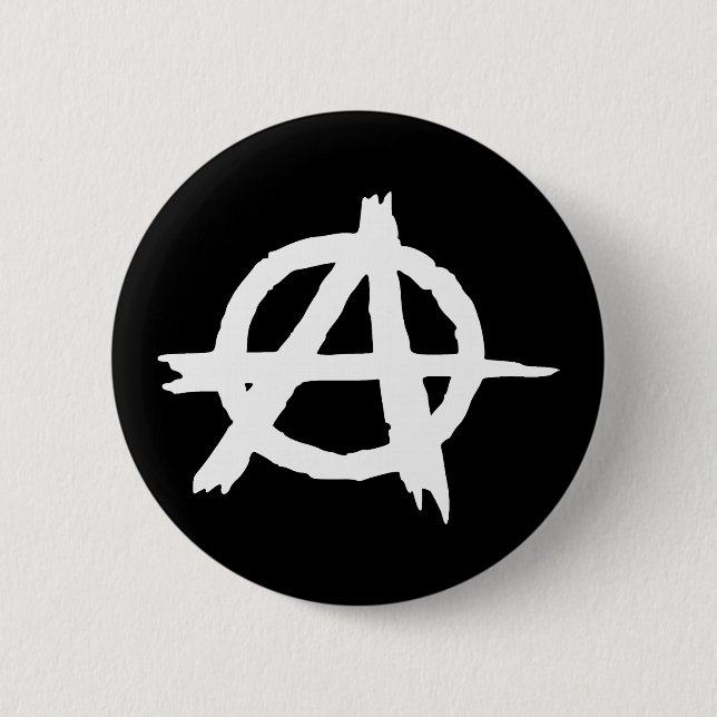 Anarchie Button (Vorderseite)
