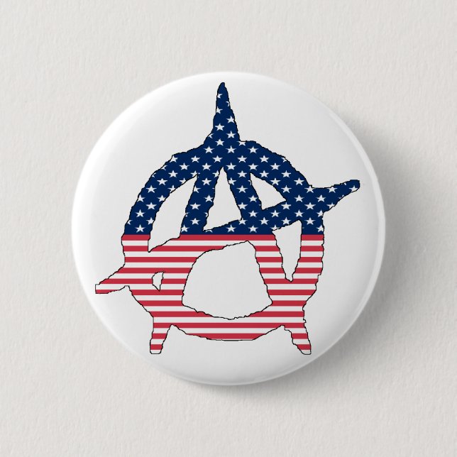 Anarchie Button (Vorderseite)