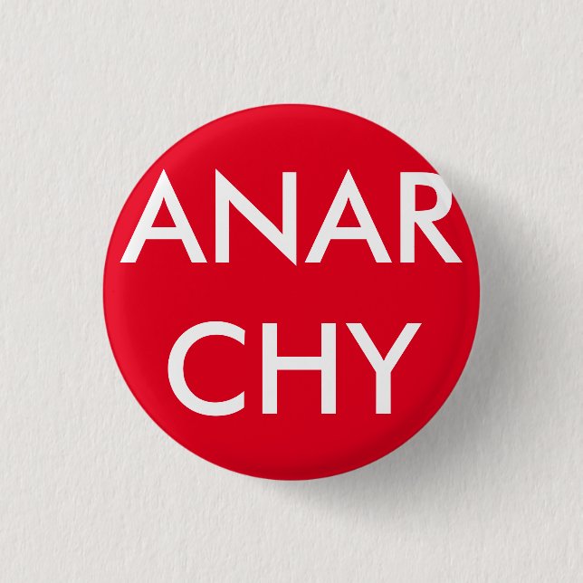 Anarchie Button (Vorderseite)