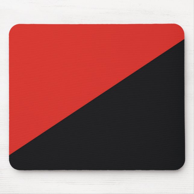 Anarchie Flaggensymbol Punk Kommunismus Sozialismu Mousepad (Vorne)