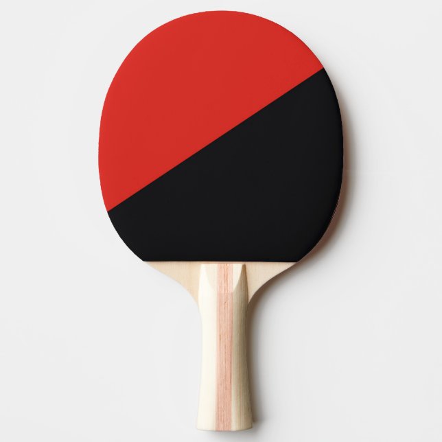 Anarchie Flaggensymbol Punk Kommunismus Sozialismu Tischtennis Schläger (Vorderseite)