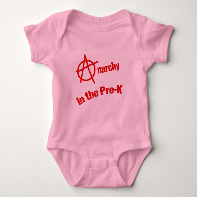 Anarchie im Pre-K Baby Strampler (Vorderseite)
