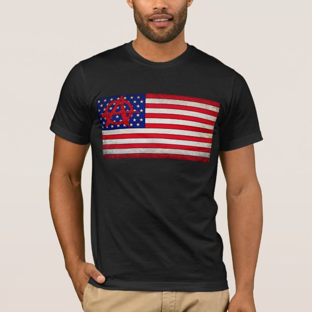 Anarchie in den USA T-Shirt (Vorderseite)