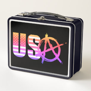 Anarchie in der... USA Metall Brotdose