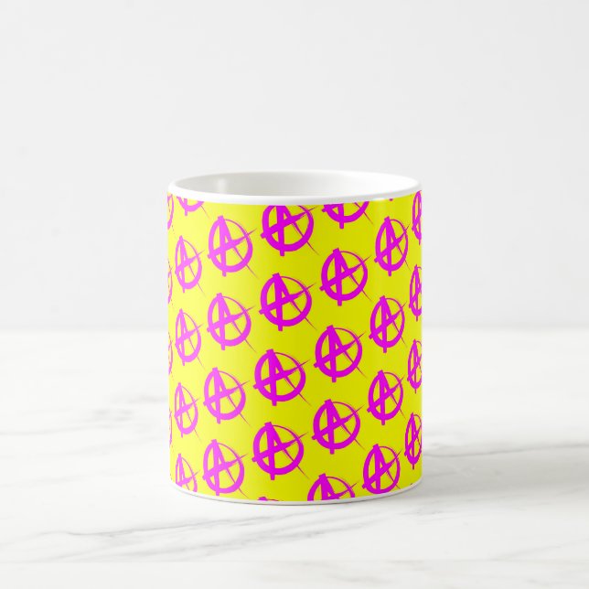 Anarchie Muster Kaffeetasse (Mittel)