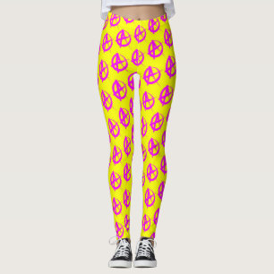 Anarchie Muster Leggings