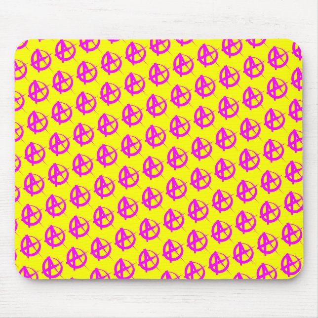 Anarchie Muster Mousepad (Vorne)