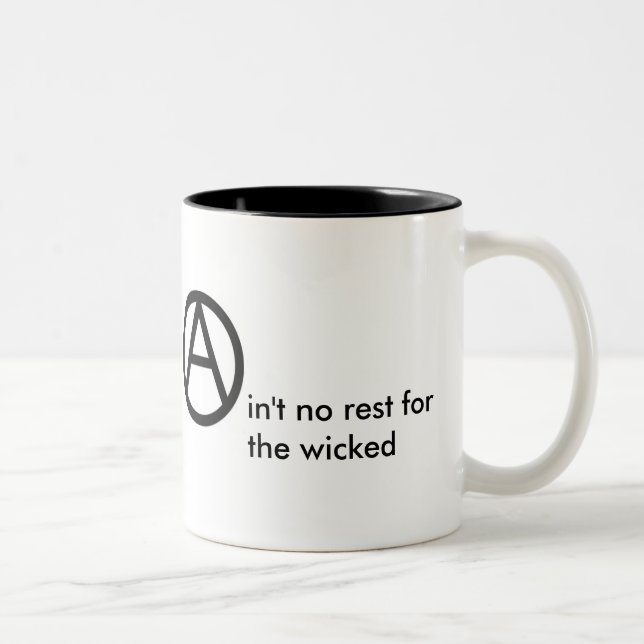 (Anarchie) nicht ist keine Erholung für die böse Zweifarbige Tasse (Rechts)