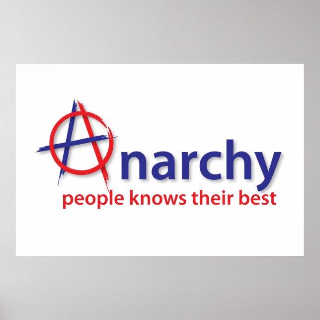 Anarchie Poster (Vorne)