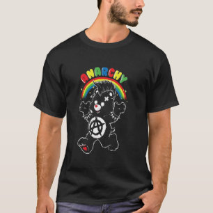 Anarchie Rocker Bär Punk Humor Rebell Kostüm Lusti T-Shirt