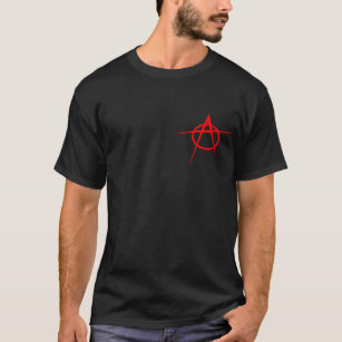 Anarchie-Rot T-Shirt