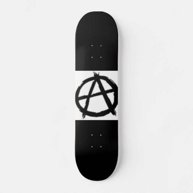 Anarchie Skateboard (Vorderseite)