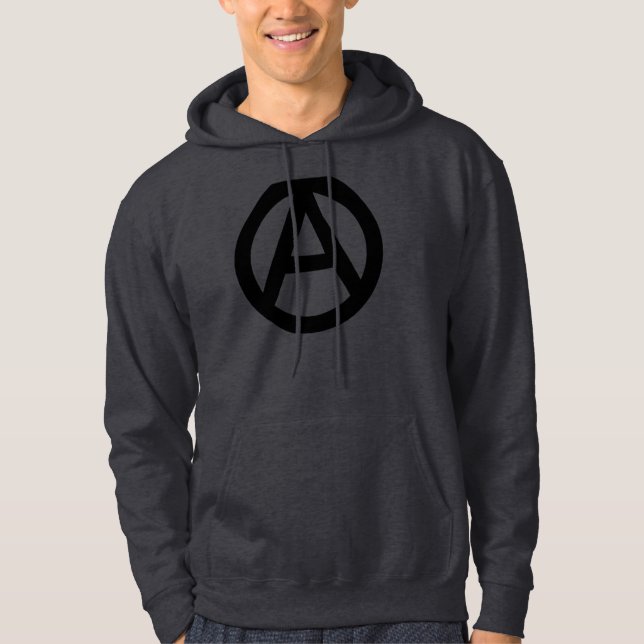 Anarchie-Symbol Hoodie (Vorderseite)