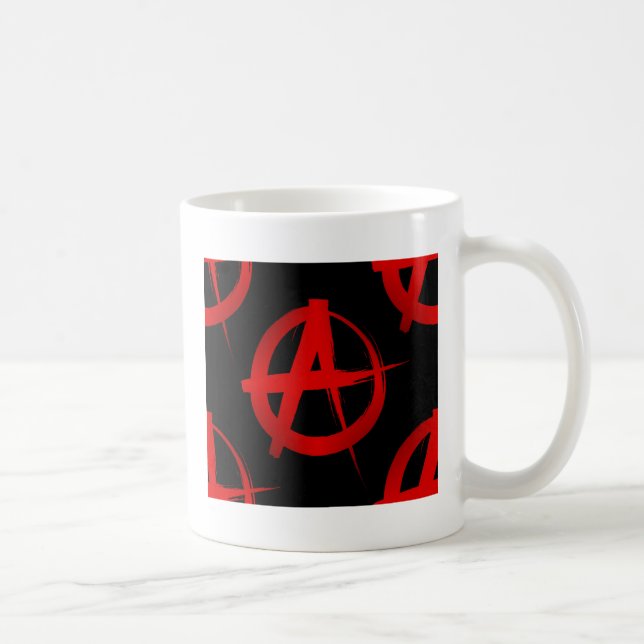 Anarchie-Symbol Kaffeetasse (Rechts)
