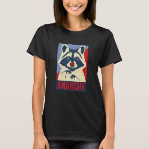 Anarchie Trash Panda Raccoon Tierdesign T-Shirt