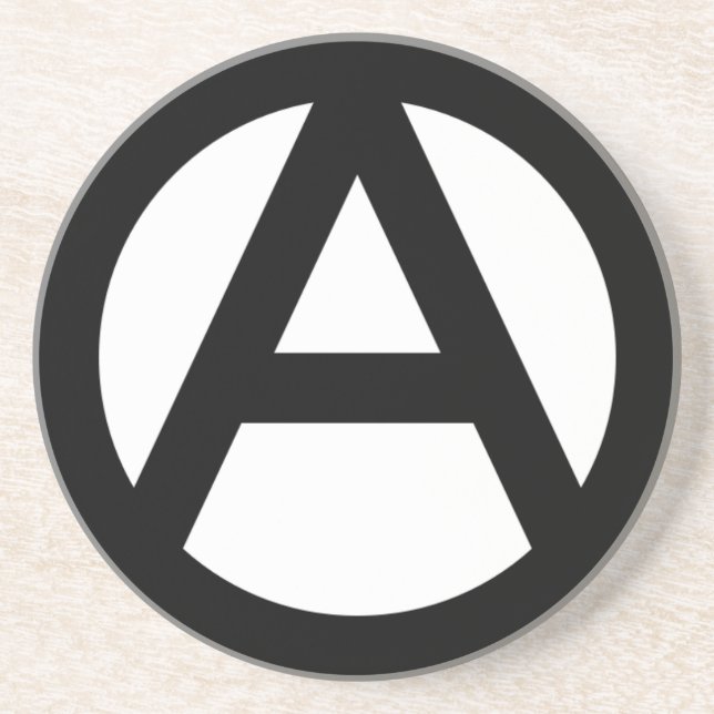 Anarchie-Untersetzer Getränkeuntersetzer (Vorne)