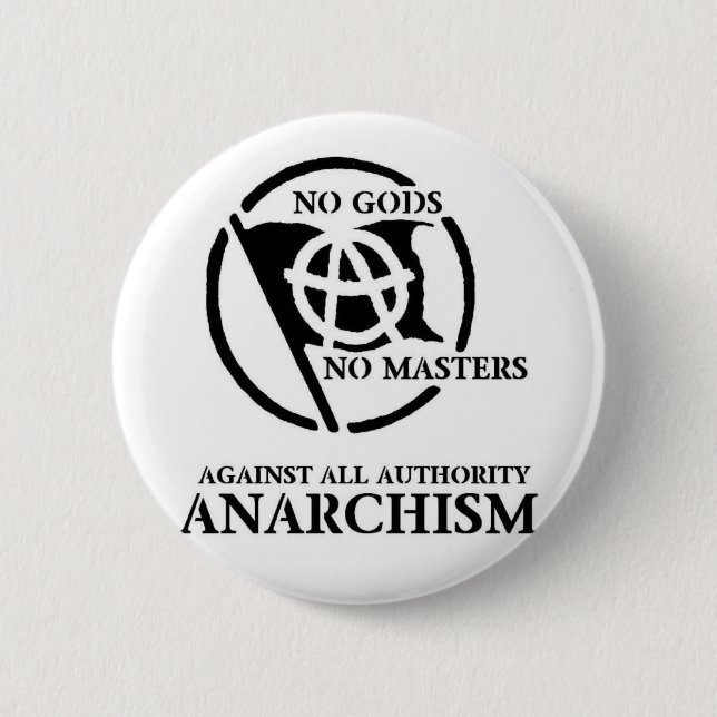 Anarchieknopf Button (Vorderseite)