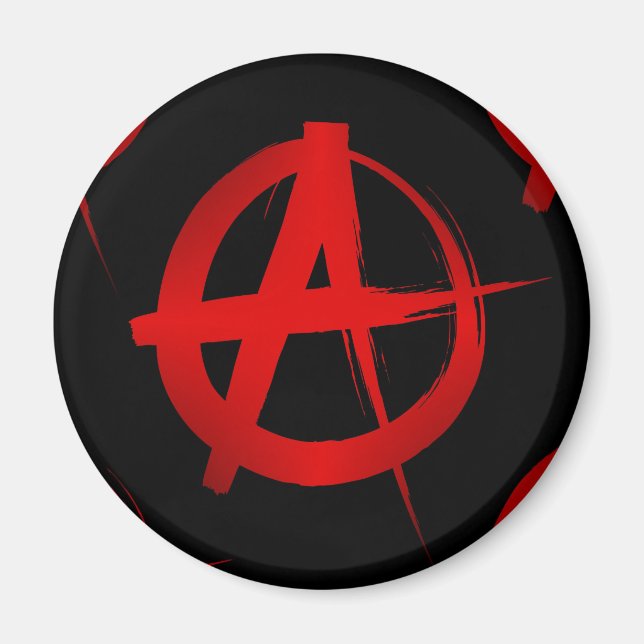 Anarchiesymbol Magnet (Vorne)