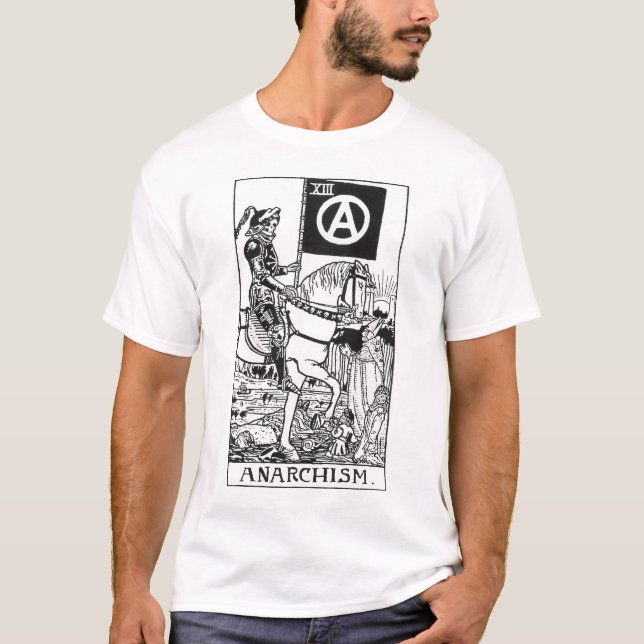 Anarchismus gotisch T-Shirt (Vorderseite)