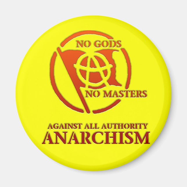 Anarchismus Magnet (Vorne)