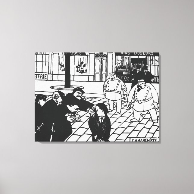 Anarchist, 1892 leinwanddruck (Vorderseite)
