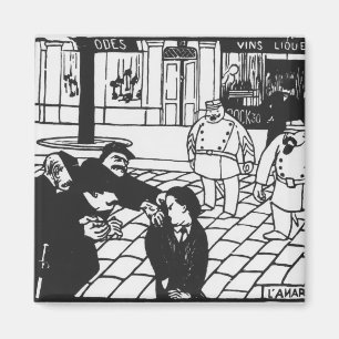 Anarchist, 1892 magnet